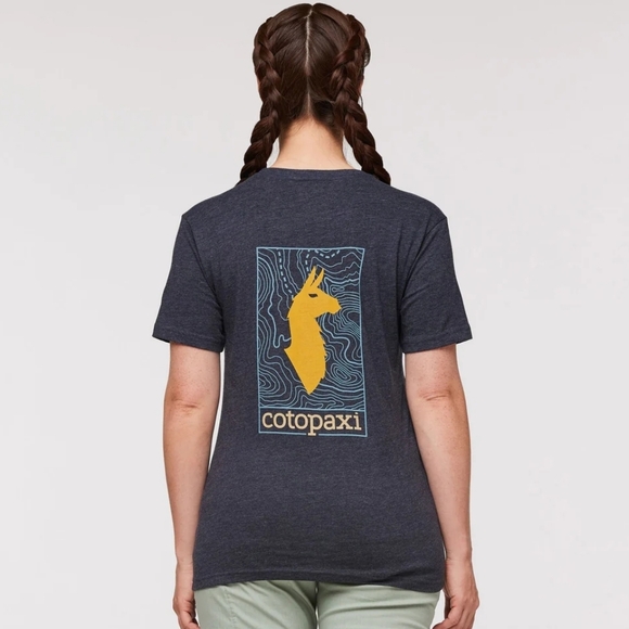 cotopaxi Llama Map Organic T-shirt - M NWT - Picture 11 of 12